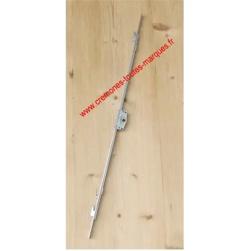 Crémone coulissant ROTO axe 17 et 22 mm A CROCHET de 5 mm ou 8 mm